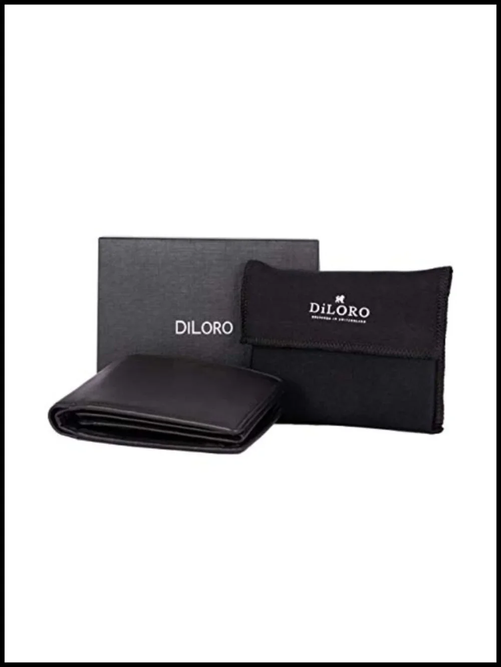 Full Size Large Mens Bifold Leather Wallet Flip ID Zip Coin RFID Protection